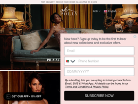 Ohpolly homepage screenshot