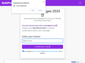 'quizprank.xyz' screenshot