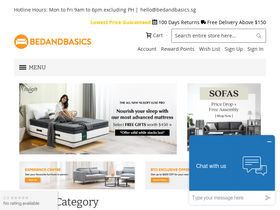'bedandbasics.sg' screenshot