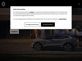'renault.ie' screenshot