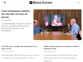 'diariocarioca.com' screenshot