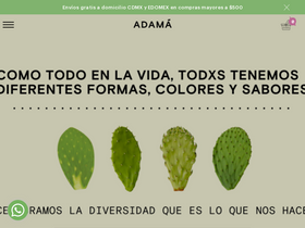 Adama homepage screenshot