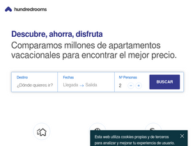 'hundredrooms.com' screenshot