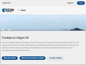 'aegon.co.uk' screenshot