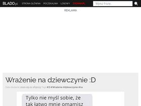 'blado.pl' screenshot