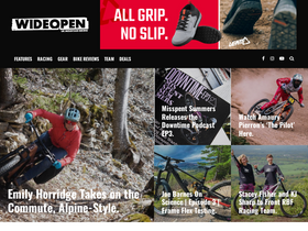'wideopenmountainbike.com' screenshot