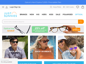 'justsunnies.com.au' screenshot