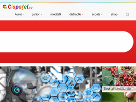 'clopotel.ro' screenshot