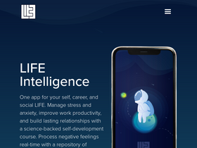 'lifeintelligence.io' screenshot
