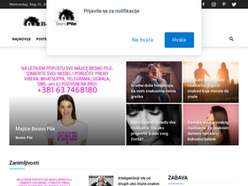 'besnopile.rs' screenshot
