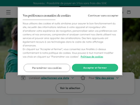 'lemessager.interflora.fr' screenshot