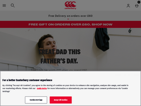 'canterbury.com' screenshot