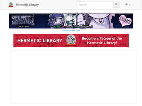 'hermetic.com' screenshot