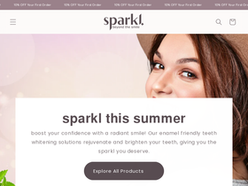 sparkl homepage screenshot