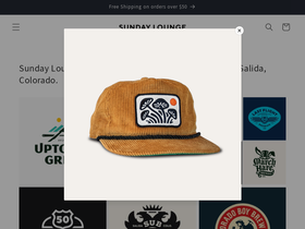 sundaylounge.com homepage screenshot