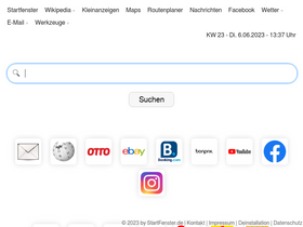 'startfenster.de' screenshot