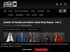 'guitarpedalx.com' screenshot