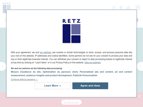 'editions-retz.com' screenshot