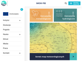'meteo.imgw.pl' screenshot