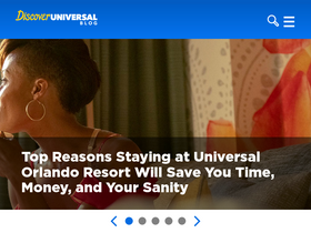 'discoveruniversal.com' screenshot