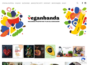 'veganbanda.pl' screenshot