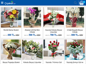 'cicekal.net' screenshot