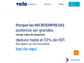 'connect.toka.com.mx' screenshot