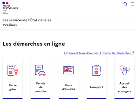 'yvelines.gouv.fr' screenshot