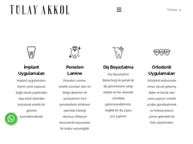 'tulayakkol.com.tr' screenshot