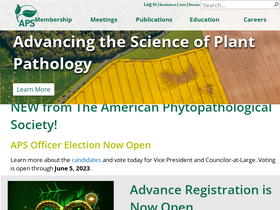 'apsnet.org' screenshot