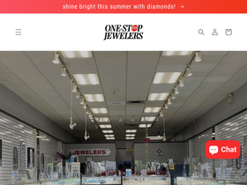 onestopjewelers.com homepage screenshot