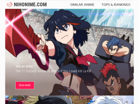 'nihonime.com' screenshot