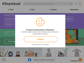 'soyvisual.org' screenshot