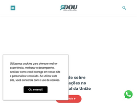 'e-dou.com.br' screenshot