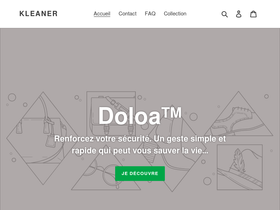 Kleaner homepage screenshot