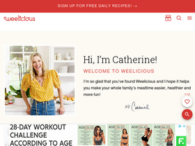 'weelicious.com' screenshot