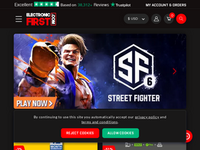 'electronicfirst.com' screenshot