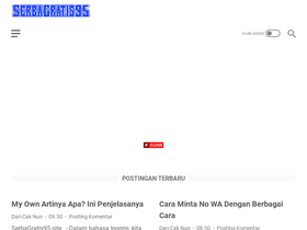 'serbagratis95.site' screenshot