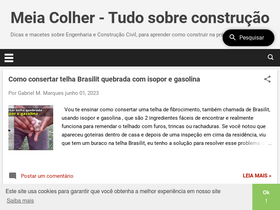 'meiacolher.com' screenshot