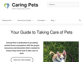 'caringpets.org' screenshot