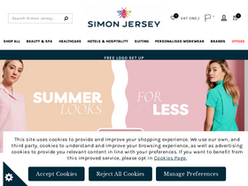 'simonjersey.com' screenshot