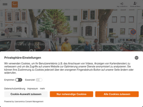 'cambio-carsharing.de' screenshot