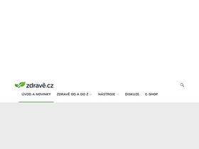 'nemoci-a-lecba.zdrave.cz' screenshot
