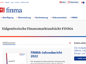 'finma.ch' screenshot