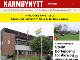 'karmoynytt.no' screenshot