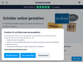 'schildermaxe.de' screenshot
