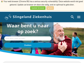 'longkanker.slingeland.nl' screenshot