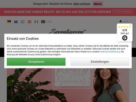 '77onlineshop.de' screenshot