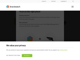 'falcon.io' screenshot