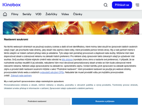 'kinobox.cz' screenshot